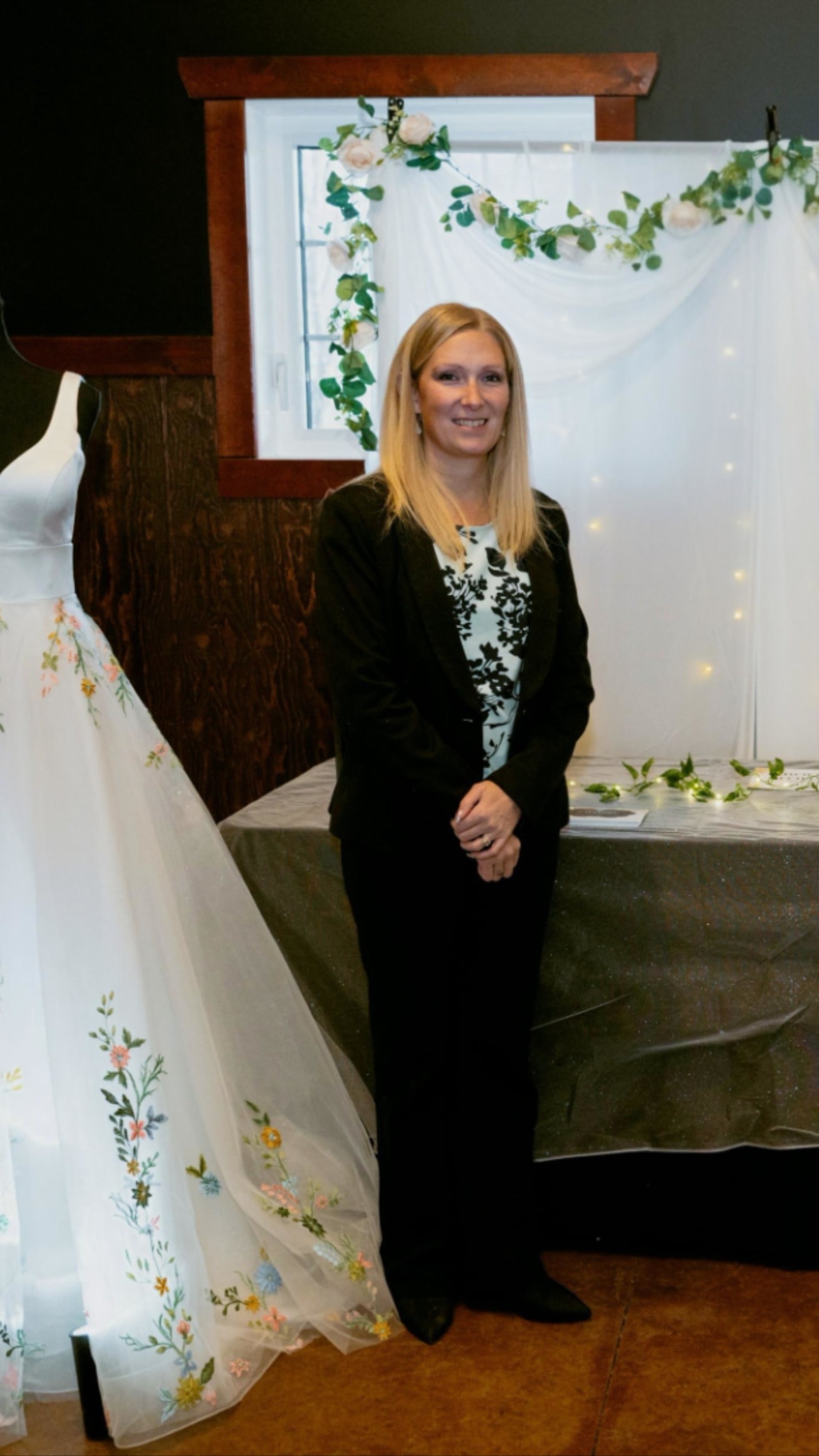 Christine Hawrysh, founder of Sapphire Bridal